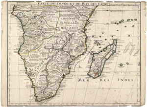 Lot 53, Auction  101, Südafrika (De l'Isle), Carte du Congo ..