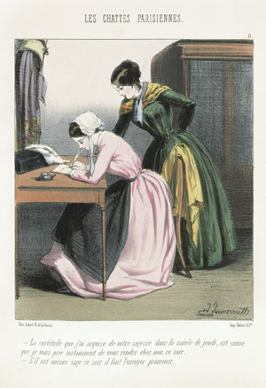 Lot 891, Auction  101, Damourette, Alb., Les chattes parisiennes. 