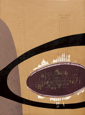 Lot 3410, Auction  101, Kießig, Werner G., Intarsieneinband mit Blind- und Goldprägung