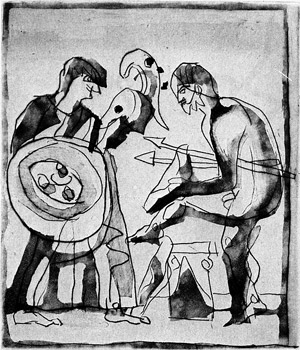 Lot 3714, Auction  101, Sophokles, Antigone (Orig.-Rad.: E. Bargheer)