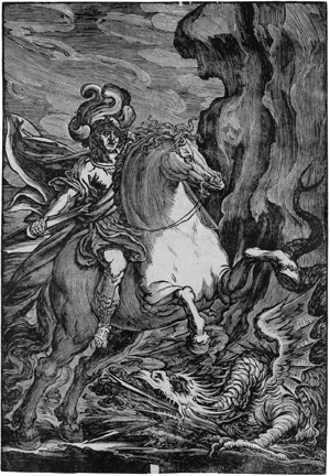 Lot 5273, Auction  101, Scolari, Giuseppe, Der hl. Georg im Kampf mit dem Drachen