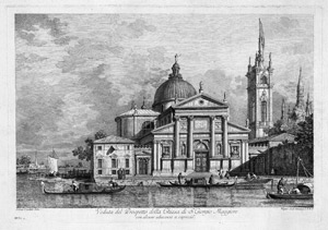 Lot 5317, Auction  101, Berardi, Fabio, Veduta del Prospetto della Chiesa di S. Giorgio Maggiore