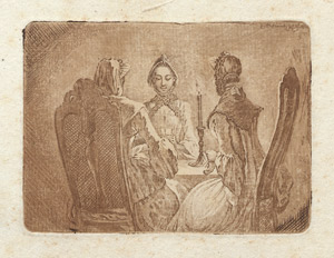 Lot 5329, Auction  101, Chodowiecki, Daniel Nikolaus, Der kleine l'Hombre Tisch