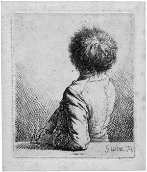 Lot 5358, Auction  101, Glume, Johann Gottlieb, Knabe vom Rücken. 