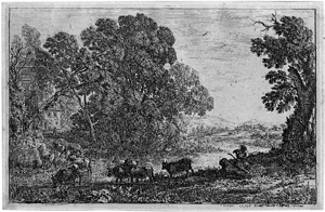 Lot 5685, Auction  101, Lorrain, Claude, Der Rinderhirt 