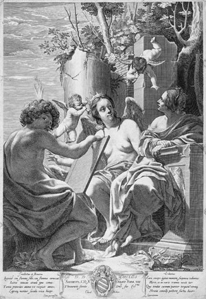 Lot 5693, Auction  101, Mellan, Claude, Die drei Sellenkräfte: Intellectus, Memoria und Voluntas