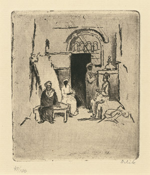 Lot 7287, Auction  101, Orlik, Emil, Arabisches Café