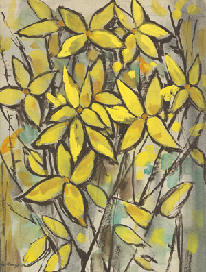 Lot 7388, Auction  101, Strempel, Horst, Gelbe Blüten