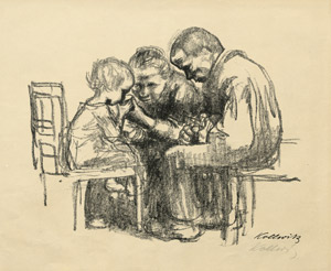Lot 8222, Auction  101, Kollwitz, Käthe, Besuch im Kinderkrankenhaus