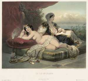 Lot 339, Auction  102, Guérard, Eugène-Charles-Fr., La vie au Sérail. Berlin, Goupil, 1859