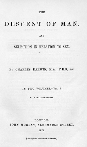 Lot 457, Auction  102, Darwin, Charles, The Descent of Man, 
