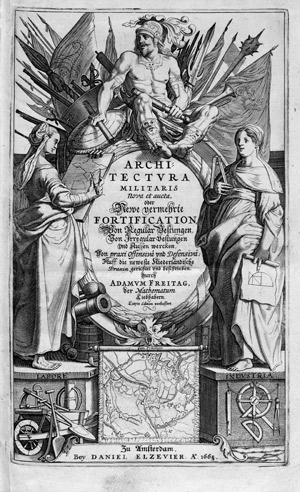 Lot 654, Auction  102, Freitag, Adam, Architectura militaris nova et aucta