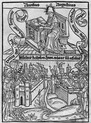 Lot 1043, Auction  102, Augustinus, Aurelius, De civitate dei cum commento  Basel 1489