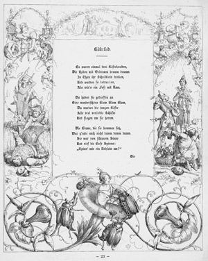 Lot 2035, Auction  102, Reinick, Robert, Lieder eines Malers