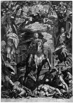 Lot 5277, Auction  102, Sadeler, Aegidius, Kaiser Ferdiannd II. zu Pferd