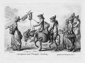 Lot 5356, Auction  102, Chodowiecki, Daniel Nikolaus, Die Wallfahrt nach Französisch Bucholz