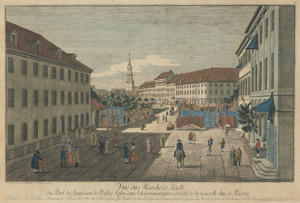 Lot 5449, Auction  102, Rosenberg, Johann Georg, Vue du Marché de Hack