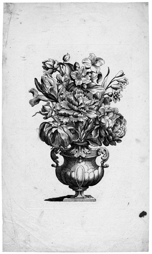 Lot 5616, Auction  102, Französisch, 17. Jh. Drei Vasen Blumensträußen