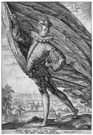 Lot 5633, Auction  102, Goltzius, Hendrick, Der Fahnenschwinger