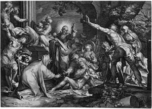 Lot 5707, Auction  102, Muller, Jan Harmensz., Die Auferweckung des Lazarus