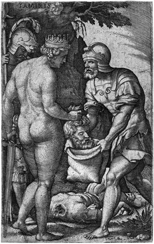 Lot 5723, Auction  102, Pencz, Georg, Tamaris (Tomyris mit dem Kopf des Königs Cyrus)