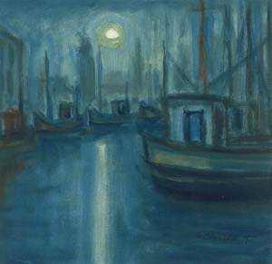 Lot 7394, Auction  102, Schiller, Hans, Boote im Hafen