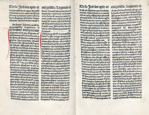 Lot 1034, Auction  103, Jacobus de Voragine, Lombardica Hystoria