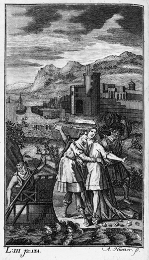 Lot 2101, Auction  103, Fénélon, François de Salignac de la Mothe und Neukirch, Benjamin, Die Begebenheiten des Prinzen von Ithaca 