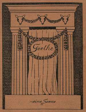 Lot 3219, Auction  103, Friedell, Egon, Goethe. Eine Szene.