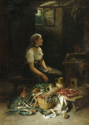 Lot 6144, Auction  103, Kern, Hermann, Die Küchenmagd