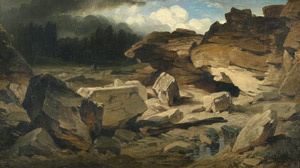 Lot 6772, Auction  103, Seidel, August, Steinbruch bei aufziehendem Gewitter