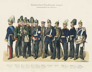 Lot 618, Auction  104, Rabe, Edmund und Burger, Ludwig, Die Brandenburg.-Preussische Armee in historischer Darstellung