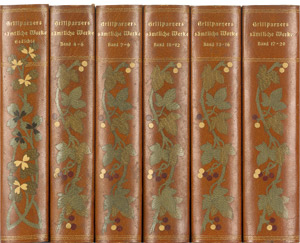 Lot 1735, Auction  104, Grillparzer, Franz, Sämtliche Werke