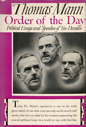 Lot 3452, Auction  104, Mann, Thomas, Order of the Day