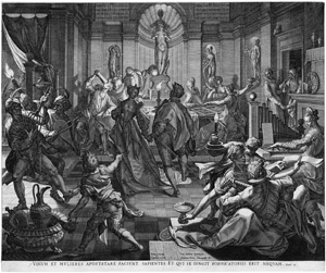 Lot 5244, Auction  104, Sadeler, Johannes I, Der Karnevel (oder der verlorene Sohn)