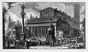 Lot 5370, Auction  104, Piranesi, Giovanni Battista, Veduta della Basilica di S. Lorenzo fuori delle mura