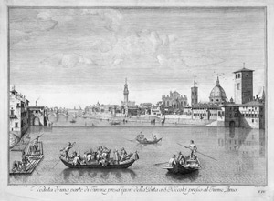 Lot 5435, Auction  104, Zocchi, Giuseppe, Veduta di una parte di Firenze