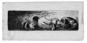 Lot 5698, Auction  104, Kobell, Ferdinand von, 19. Jh. . Schlafender Schnitter auf dem Felde liegend mit seinem Hund