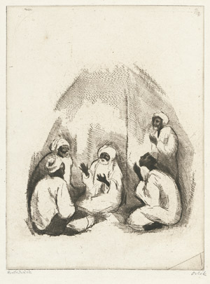 Lot 7359, Auction  104, Orlik, Emil, Arabischer Märchenerzähler