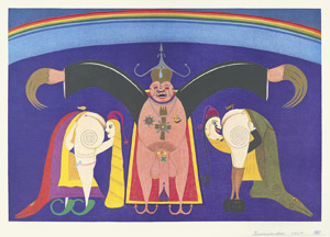 Lot 7413, Auction  104, Schröder-Sonnenstern, Friedrich, Dämonartiger Sexgott und Paar