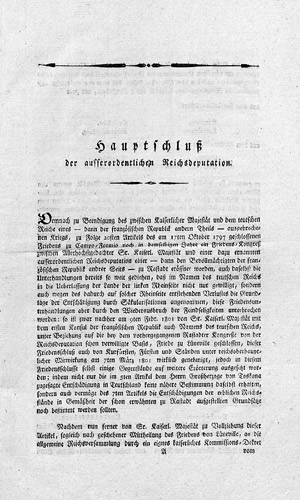 Lot 277, Auction  105, Reichsdeputations-Haupt-Schluß, Hauptschluss der ausserordentlichen Reichsdeputation.  Mainz