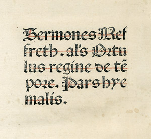 Lot 1037, Auction  105, Meffreth, Sermones de sanctis. Basel 1483