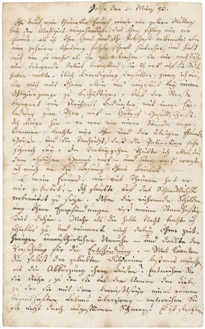 Lot 2239, Auction  105, Gotter, Friedrich Wilhelm, Brief 1793