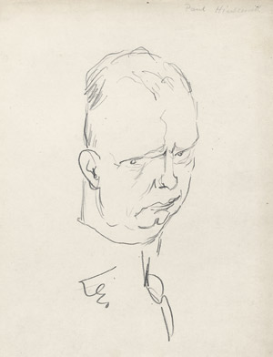 Lot 2472, Auction  105, Dolbin, Benedikt Fred, Porträt Paul Hindemith