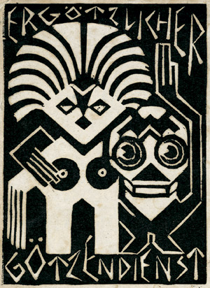 Lot 3286, Auction  105, Karberg, Bruno, Programm für die Schattenspiele (+ 5 Holzschnitte)