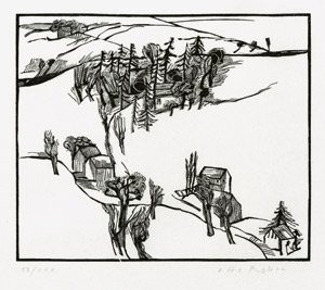 Lot 3443, Auction  105, Rohse, Otto und Otto Rohse Presse, Holzstiche zu vier Erzählungen von J. Bobrowski