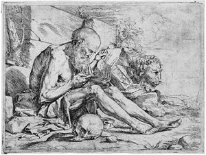 Lot 5235, Auction  105, Ribera, Jusepe, Der hl. Hieronymus, lesend