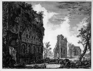 Lot 5365, Auction  105, Piranesi, Giovanni Battista, Veduta degli Avanzi ... della Villa Aadriana