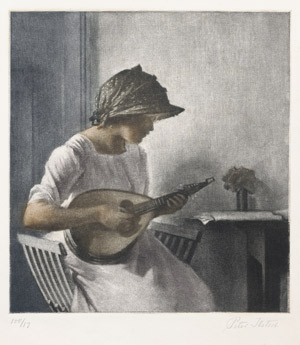 Lot 5450, Auction  105, Ilsted, Peter, Die Mandolinspielerin