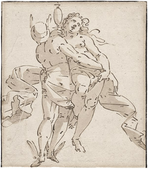 Lot 6234, Auction  105, Cambiaso, Luca - Schule, Merkur trägt Hebe in den Olymp